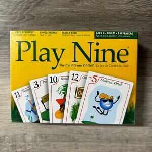 Play Nine · The Card Game of Golf · 2-6 Players, New in sealed box